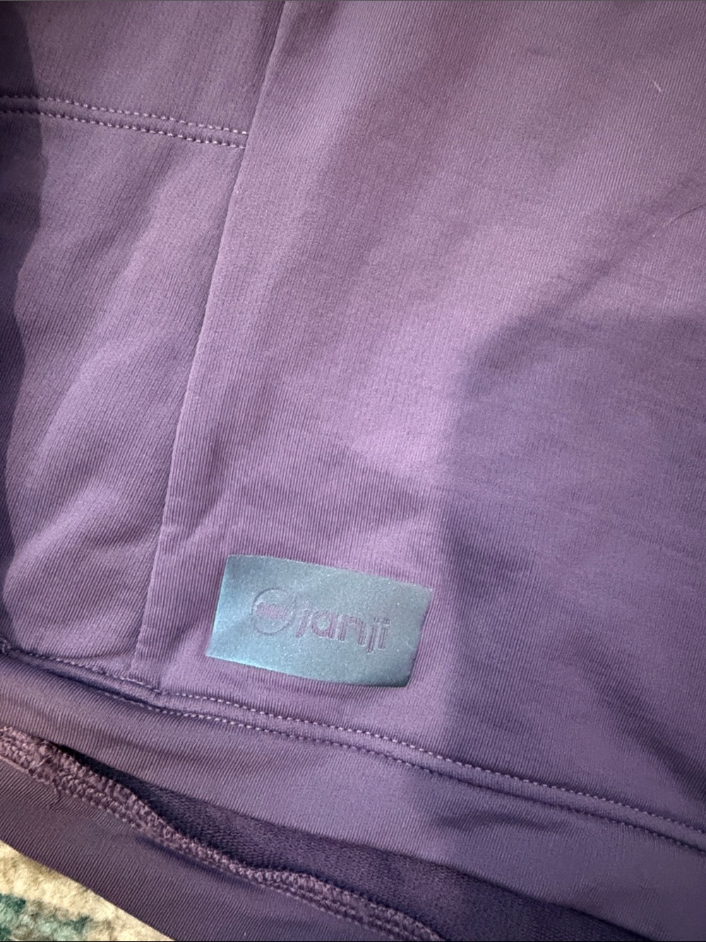 Janji Sunchaser Hooded Long-Sleeve Performance Tee in Purple. Medium - Picture 2 of 9